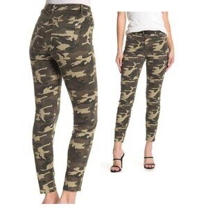 Tractr‎ Blu Women's Camo Skinny Jeans High-Rise Stretch Cotton